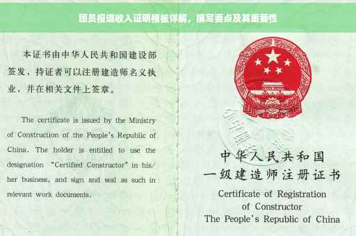 团员报道收入证明模板详解，撰写要点及其重要性