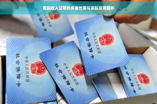 医院收入证明的多重作用与实际应用解析