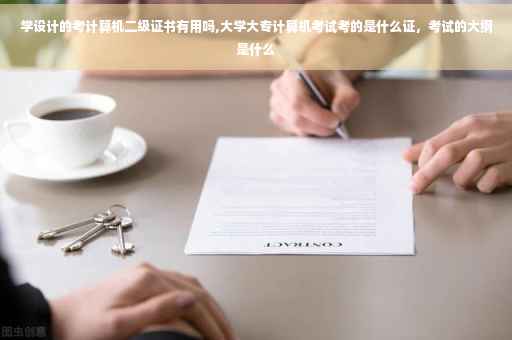 学设计的考计算机二级证书有用吗,大学大专计算机考试考的是什么证，考试的大纲是什么