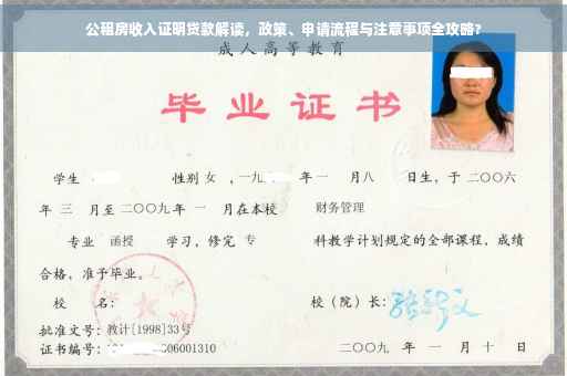 公租房收入证明贷款解读，政策、申请流程与注意事项全攻略?
