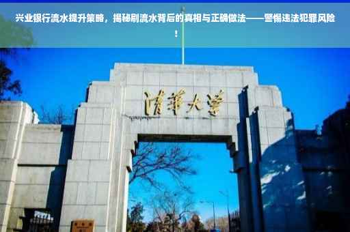 兴业银行流水提升策略，揭秘刷流水背后的真相与正确做法——警惕违法犯罪风险！