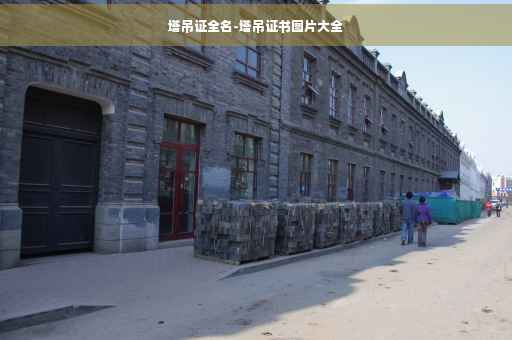 塔吊证全名-塔吊证书图片大全