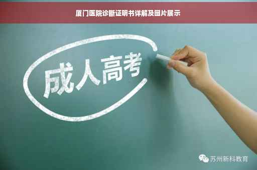 厦门医院诊断证明书详解及图片展示