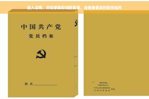 收入证明，开启家庭和谐新篇章，当老婆要求时如何应对