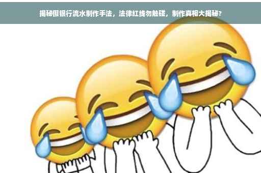 揭秘假银行流水制作手法，法律红线勿触碰，制作真相大揭秘?