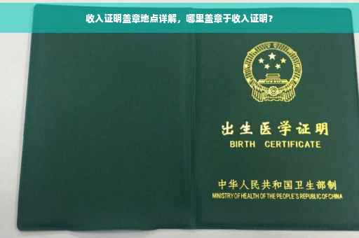 收入证明盖章地点详解，哪里盖章于收入证明？