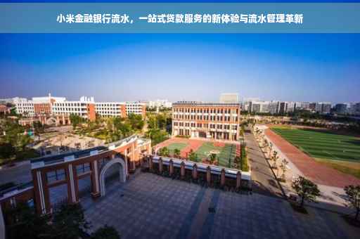 小米金融银行流水，一站式贷款服务的新体验与流水管理革新