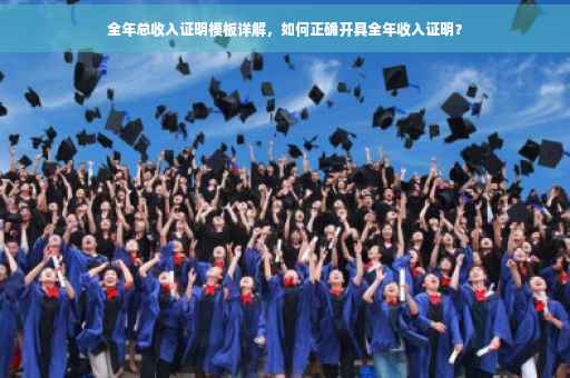 全年总收入证明模板详解，如何正确开具全年收入证明？