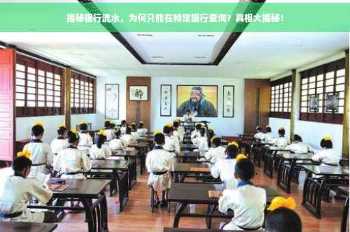 揭秘银行流水，为何只能在特定银行查询？真相大揭秘！