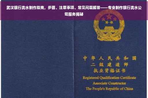 武汉银行流水制作指南，步骤、注意事项、常见问题解答——专业制作银行流水公司服务揭秘