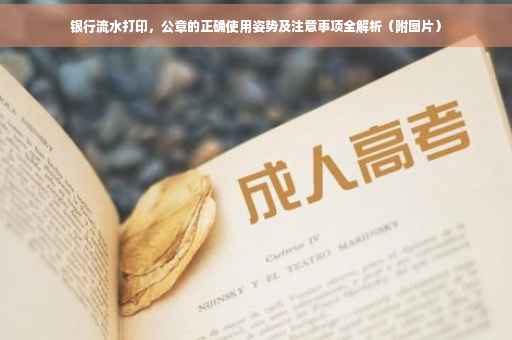 银行流水打印，公章的正确使用姿势及注意事项全解析（附图片）