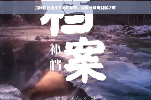 揭秘银行流水背后的秘密，深度分析与洞察之道