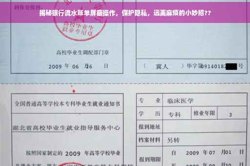揭秘银行流水账单屏蔽操作，保护隐私，远离麻烦的小妙招??