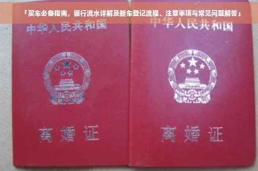 「买车必备指南，银行流水详解及新车登记流程、注意事项与常见问题解答」