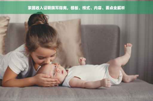 家属收入证明撰写指南，模板、格式、内容、要点全解析