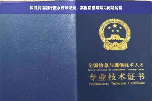 深度解读银行流水转账记录，实用指南与常见问题解答