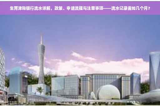 生育津贴银行流水详解，政策、申请流程与注意事项——流水记录需知几个月？