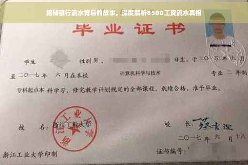 揭秘银行流水背后的故事，深度解析8500工资流水真相