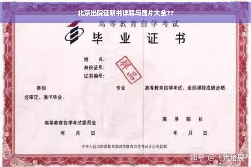 北京出院证明书详解与图片大全??