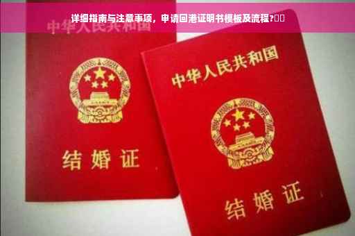 详细指南与注意事项，申请回港证明书模板及流程?⚡️