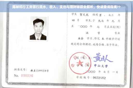 揭秘招行工资银行流水，收入、支出与理财秘籍全解析，快速查询指南??