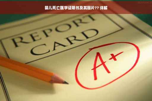 婴儿死亡医学证明书及其图片?? 详解