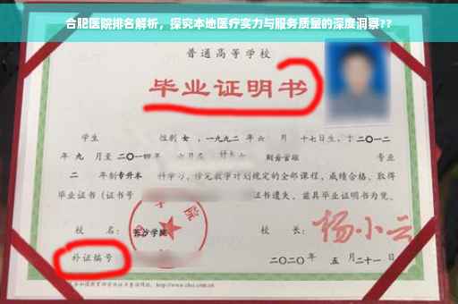 合肥医院排名解析，探究本地医疗实力与服务质量的深度洞察??
