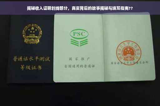 揭秘收入证明划线部分，真实背后的故事揭秘与填写指南??