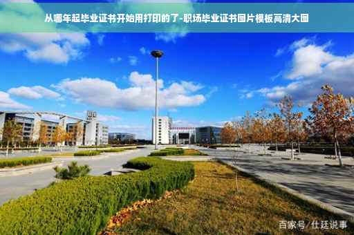 从哪年起毕业证书开始用打印的了-职场毕业证书图片模板高清大图