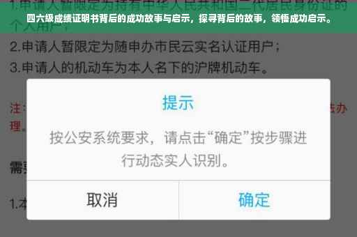 四六级成绩证明书背后的成功故事与启示，探寻背后的故事，领悟成功启示。