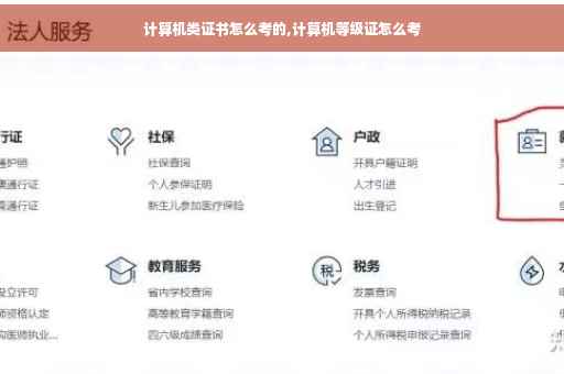 计算机类证书怎么考的,计算机等级证怎么考