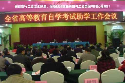 解读银行工资流水账单，洞悉职场收益真相与工资条细节打印指南??