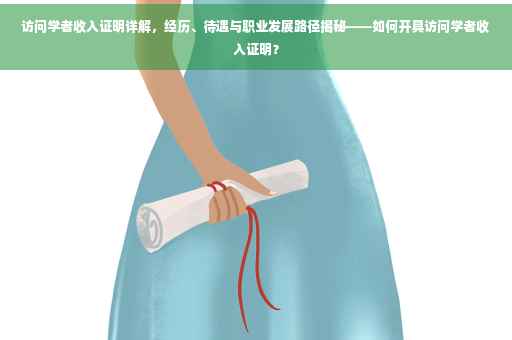 访问学者收入证明详解，经历、待遇与职业发展路径揭秘——如何开具访问学者收入证明？