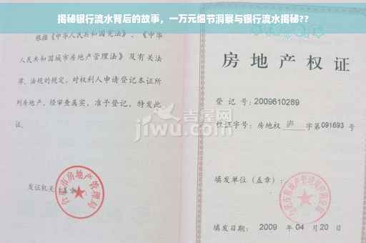 揭秘银行流水背后的故事，一万元细节洞察与银行流水揭秘??