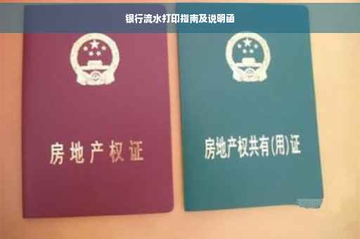 银行流水打印指南及说明函