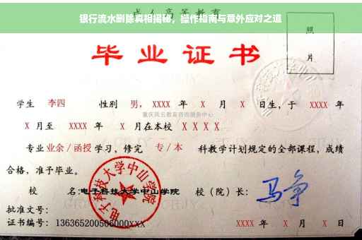 银行流水删除真相揭秘，操作指南与意外应对之道