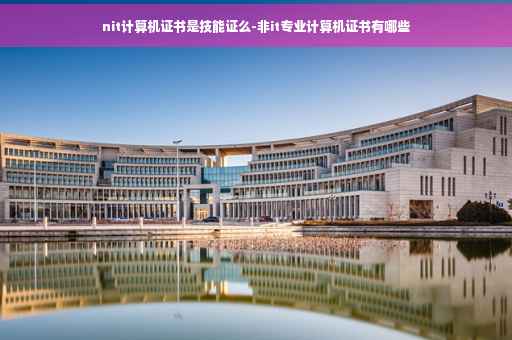 nit计算机证书是技能证么-非it专业计算机证书有哪些