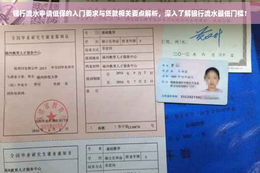 银行流水申请低保的入门要求与贷款相关要点解析，深入了解银行流水最低门槛！