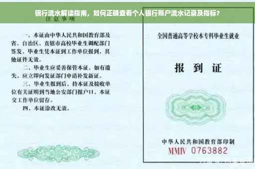 银行流水解读指南，如何正确查看个人银行账户流水记录及指标？