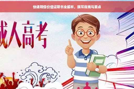快递赔偿价值证明书全解析，撰写指南与要点