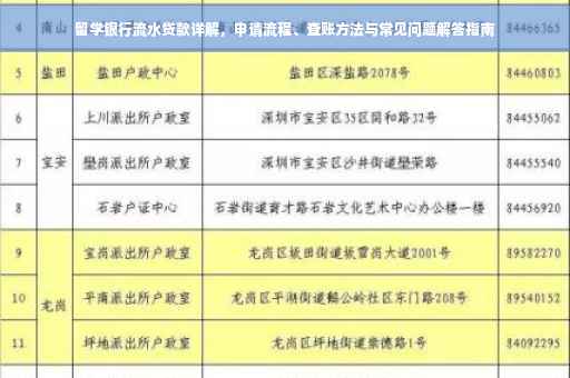 留学银行流水贷款详解，申请流程、查账方法与常见问题解答指南