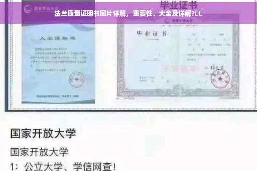 法兰质量证明书图片详解，重要性、大全及详解?⚡️