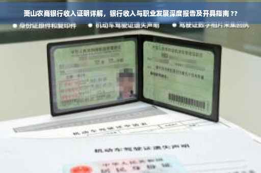 萧山农商银行收入证明详解，银行收入与职业发展深度报告及开具指南 ??