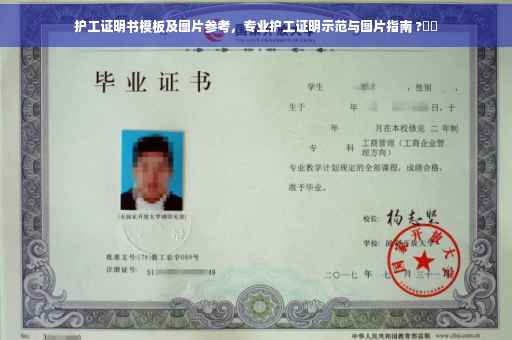 护工证明书模板及图片参考，专业护工证明示范与图片指南 ?⚡️