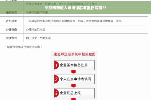 免疫赠药收入证明详解与操作指南??