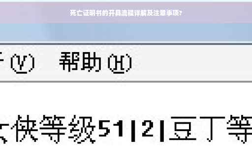 死亡证明书的开具流程详解及注意事项?