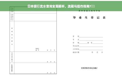 日本银行流水查询全面解析，流程与操作指南?⚡️