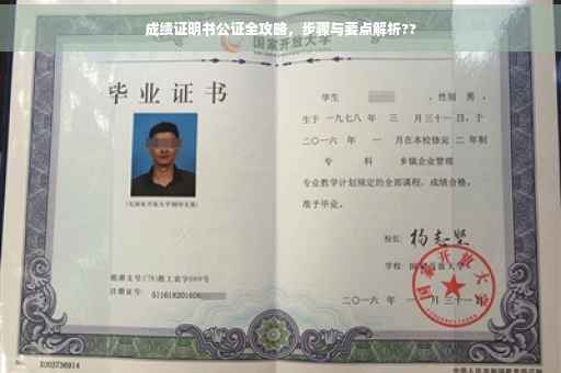 成绩证明书公证全攻略，步骤与要点解析??