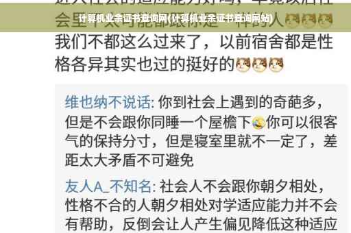 计算机业余证书查询网(计算机业余证书查询网站)