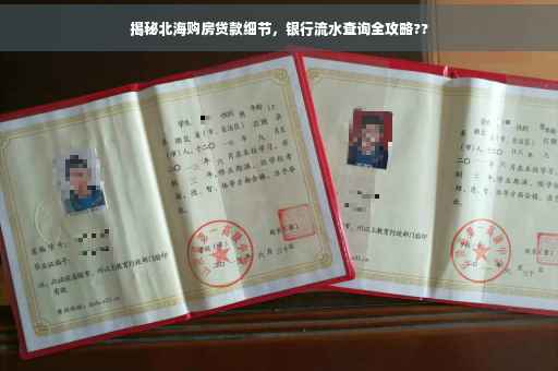揭秘北海购房贷款细节，银行流水查询全攻略??